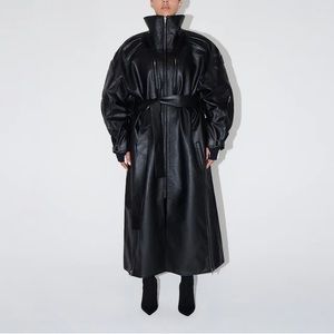 Khy Faux Leather Trenchcoat (Large) - Kylie Jenner